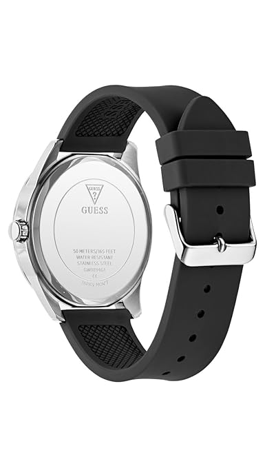 GUESS Men's Analogue Quartz Watch with Silicone Strap GW0894G1