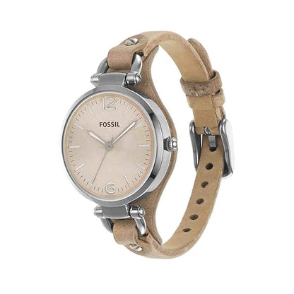 Fossil Georgia Analog Peach Dial Women's Watch - ES2830