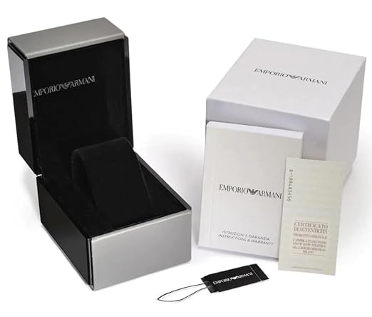 Emporio Armani Analog Black Dial Men's Watch - AR60008