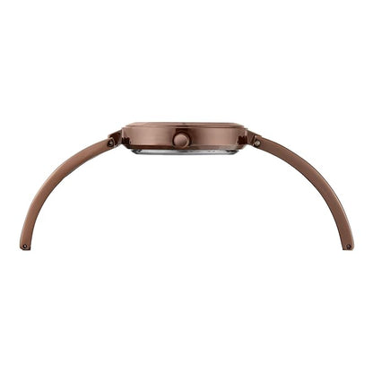 TIMEX Brown Round Dial Analog Women's Watch - TWTL10324
