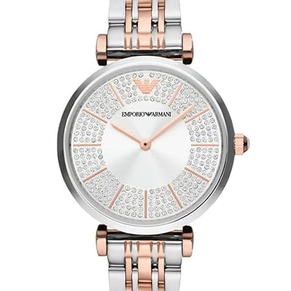 Emporio Armani Stainless Steel Analog Silver Dial Women Watch-AR11537