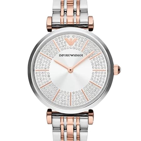 Emporio Armani Stainless Steel Analog Silver Dial Women Watch-AR11537