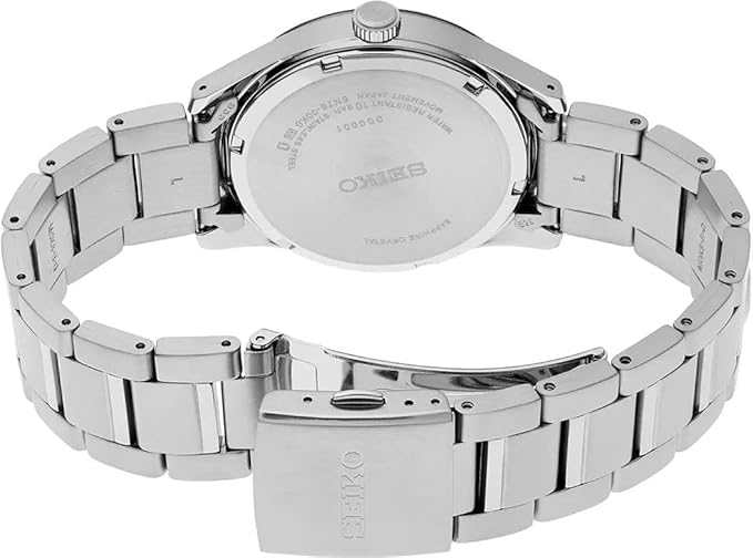 Seiko Stainless Steel Classic Quartz Men's Analogue Watch-Sur559P1, Silver