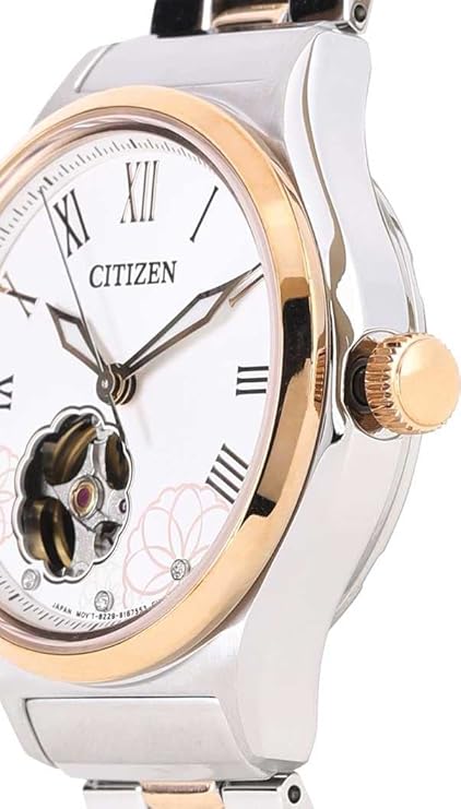Citizen Mechanical Automatic Analog White Dial Women's Watch-PC1008-89A