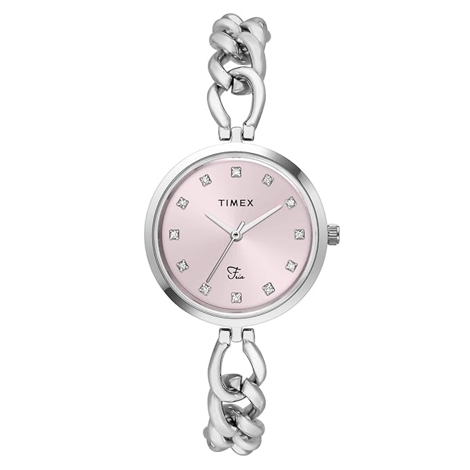 TIMEX Fria Pink Round Dial Analog Women's Watch - TWEL23800