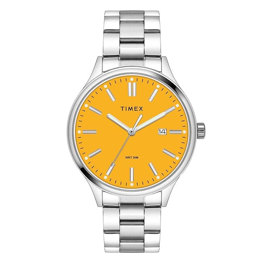 TIMEX Analog Watch for Men with Round Dial & Water Resistant Man's Wrist Watches - TWEG18428