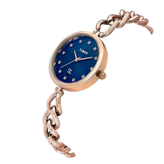 TIMEX Fria Blue Round Dial Analog Women's Watch - TWEL23802