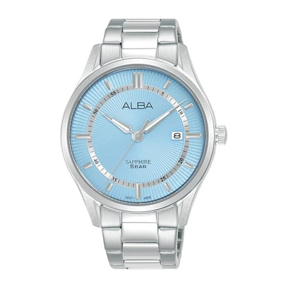 Alba AS9R21X1 Asterix Light Blue Dial Watch