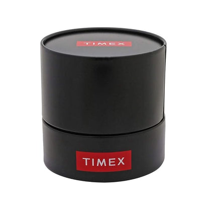 TIMEX Analog Watch for Women with Blue Round Dial & Blue Leather Strap TWEL11803