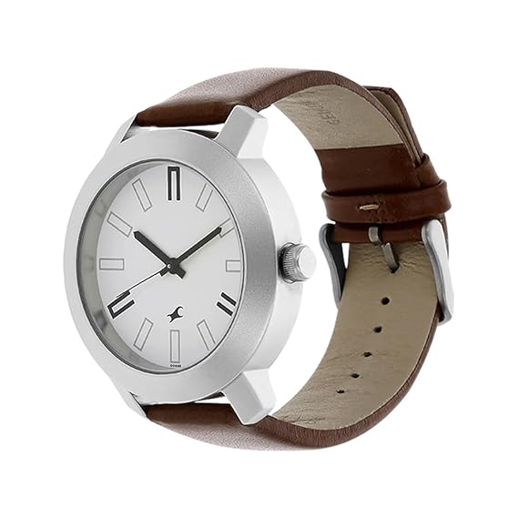 Fastrack Casual Analog White Dial Men's Watch NN3120SL01