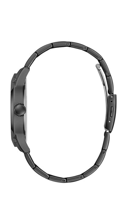Guess Stainless Steel Analog Black Dial Men Watch-Gw0574G3, Black Band