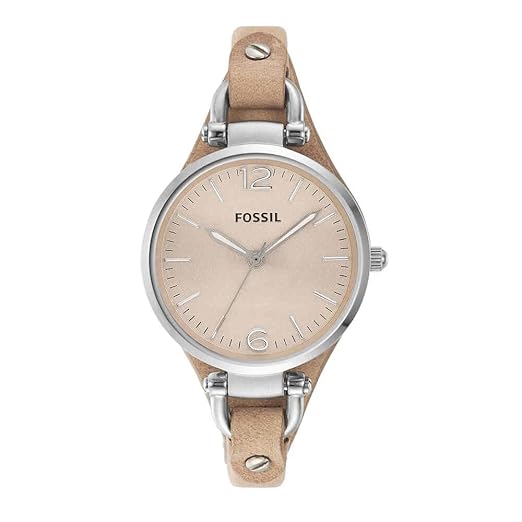 Fossil Georgia Analog Peach Dial Women's Watch - ES2830