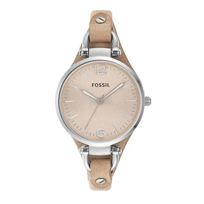 Fossil Georgia Analog Peach Dial Women's Watch - ES2830