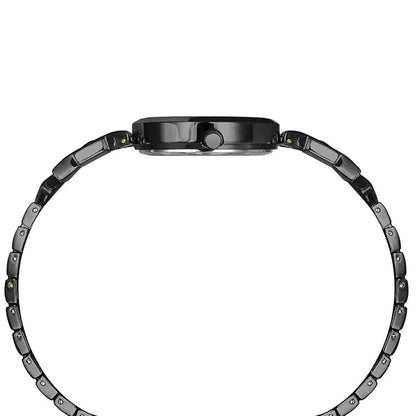 TIMEX Fria Women Quartz Black Dial Analog Brass Watch TWEL18303
