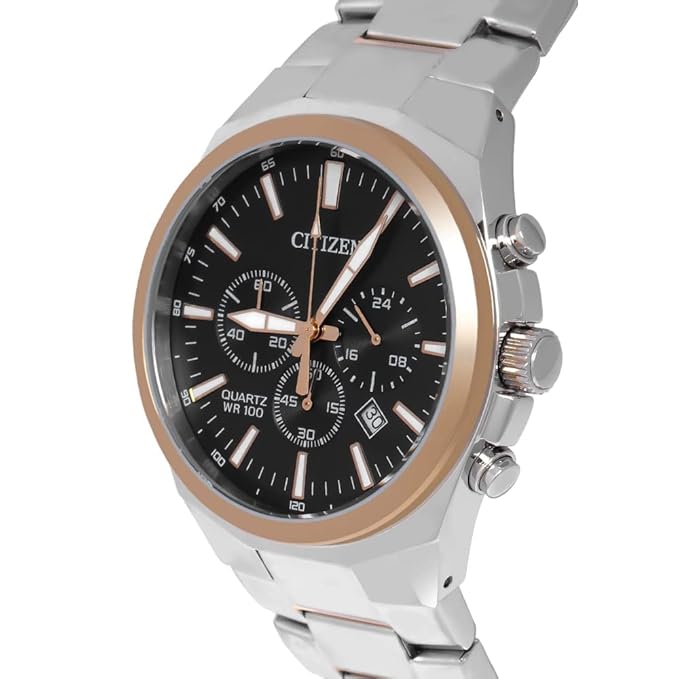 Citizen Stainless Steel Men's An8174-58E Silver Stainless-Steel Japanese Quartz Fashion Analog Watch