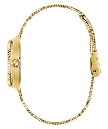GUESS Mini Luna Champagne Round Dial Analog Women's Watch - GW0842L2