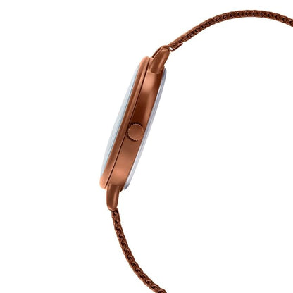 Casio Enticer Analog Rose Gold Dial Women's Watch - LTP-E413MR-9ADF (A1799)