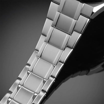 Casio Edifice EQS-920DB-1AVUDF Black Analog Dial Silver Stainless Steel Band Men's Watch Solar Powered Chronograph EX487