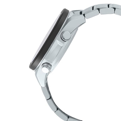 Casio Edifice ECB-900DB-1ADR Black & Red Analog-Digital Dial Silver Stainless Steel Band Men's Watch Smartphone Link World Time EX499