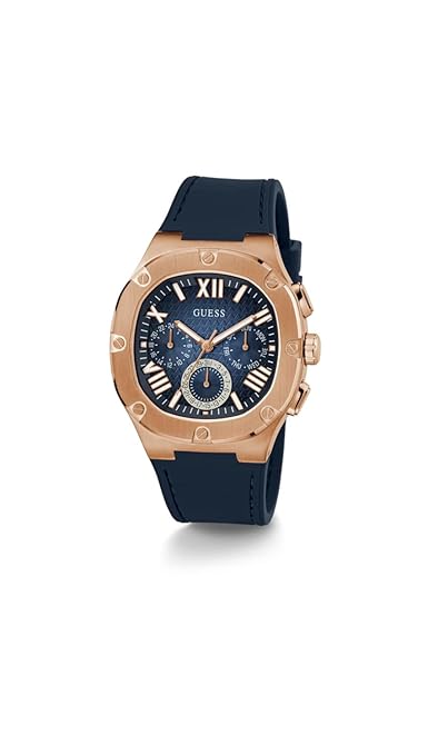 GUESS Headline Analog Watch for Men with Square Dial & Water Resistant Man's Wrist Watches GW0571G2