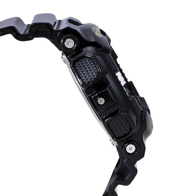 Casio G-Shock GA-140GB-1A1DR Black & Gold Analog-Digital Dial Black Resin Strap Men's Watch Shock and 200M Water Resistant G1021