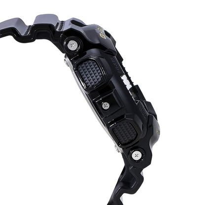 Casio G-Shock GA-140GB-1A1DR Black & Gold Analog-Digital Dial Black Resin Strap Men's Watch Shock and 200M Water Resistant G1021