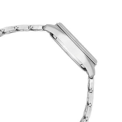 Casio Enticer Women Quartz White Dial Analog Stainless Steel Watch A475
