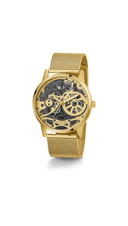 Guess Analogue Gold Dial Men's Watch-GW0538G2