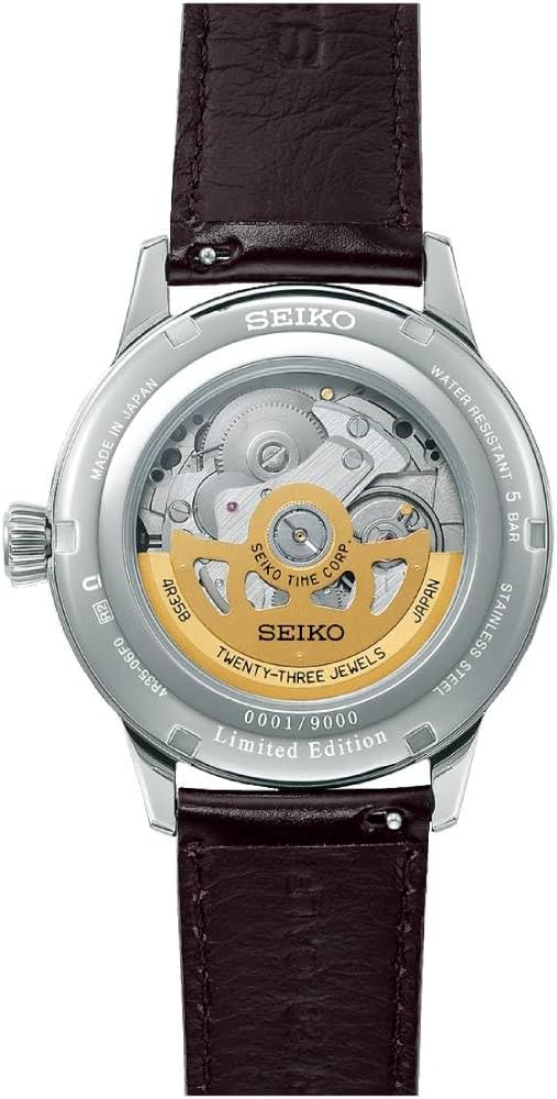 Seiko Limited Edition Presage Cocktail Time Leather Strap Men's Watch SRPK75J1