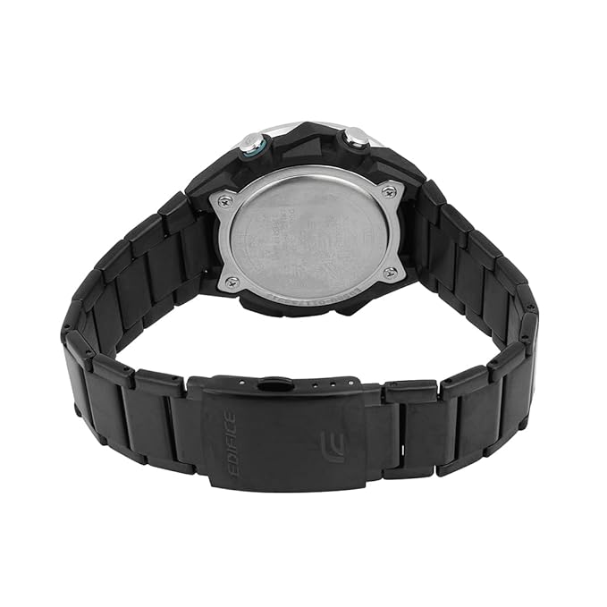 Casio Edifice ECB-2200DD-1ADF Black Analog-Digital Dial Black Stainless Steel Band Men's Watch Smartphone Link Tough Solar ED590