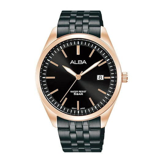 Alba AS9S04X1 Onyx Black Dial Watch