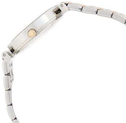 Citizen Stainless Steel Women's Quartz Ladies Analog Blue Dial Rose Gold Strap Watch -Er0218-53L