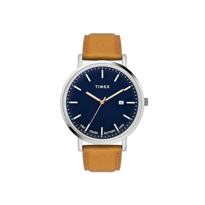 TIMEX Empera Analog Watch for Man with Blue Round Dial TWEG17700