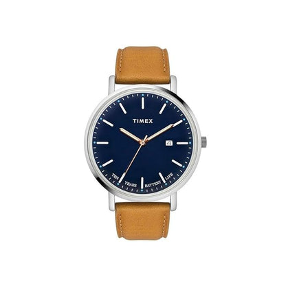 TIMEX Empera Analog Watch for Man with Blue Round Dial TWEG17700