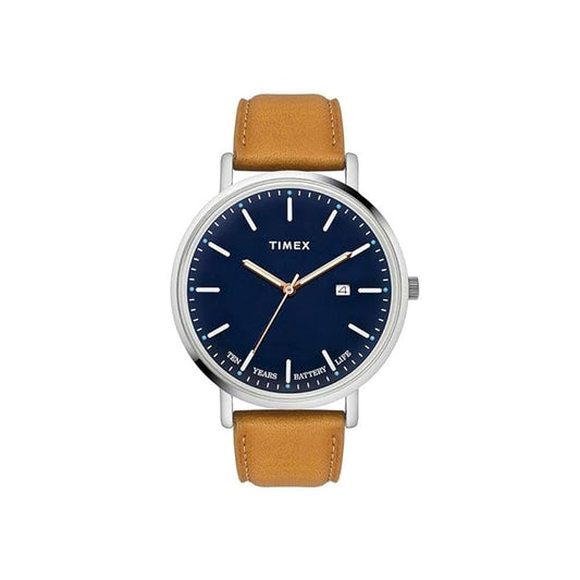 TIMEX Empera Analog Watch for Man with Blue Round Dial TWEG17700