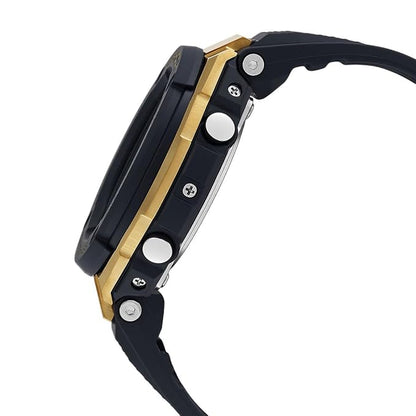 Casio G-Shock GST-S100G-1ADR Analog-Digital Black Dial Men Watch Black Resin Strap (G608)