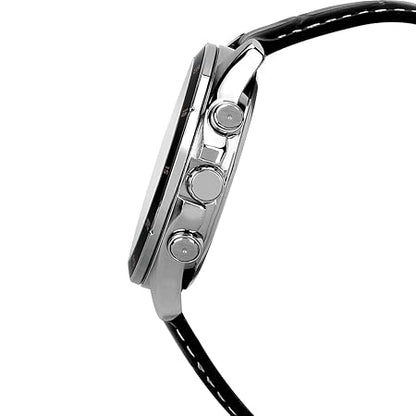 Casio Enticer Chronograph Black Dial Men's Watch - MTP-1374L-1AVDF (A834)