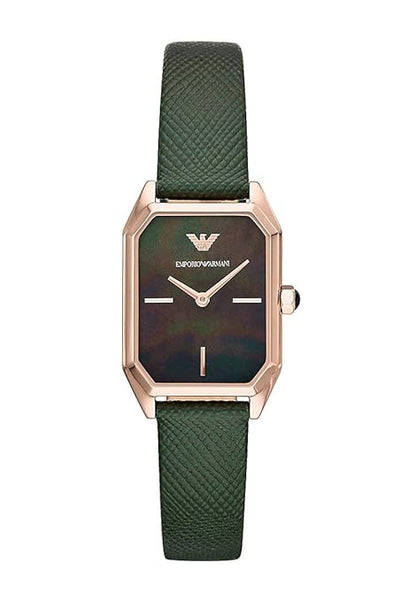 EMPORIO ARMANI AR11149 Women's Analogue Quartz Watch with Leather Strap