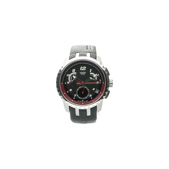 Swatch Chronograph Silver Dial Men's Watch - YRS411