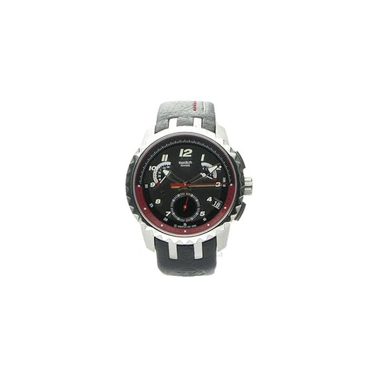 Swatch Chronograph Silver Dial Men's Watch - YRS411