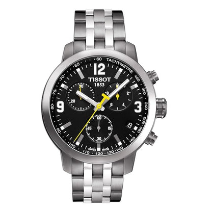 Tissot PRC 200 Chronograph Black Dial Men's Watch T0554171105700