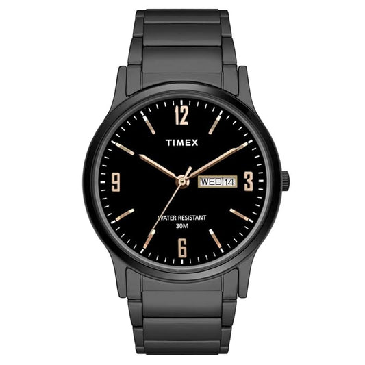 TIMEX Classics Analog Watch for Men with Round Dial & Water Resistant TW000R438