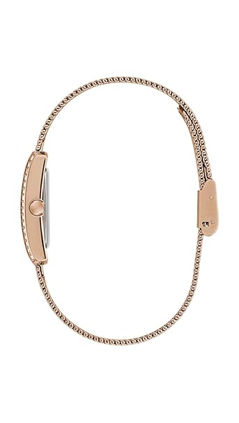GUESS Rectangle 23mm White Dial Analog Women Watch - GW0997L3