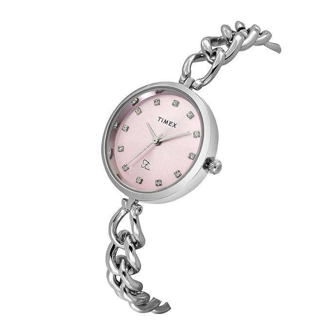TIMEX Fria Pink Round Dial Analog Women's Watch - TWEL23800