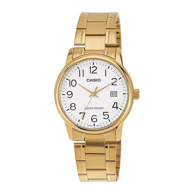 Casio Enticer Men Analog White Dial Men MTP-V002G-7B2UDF (A2312)