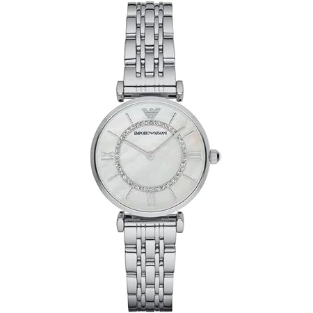Emporio Armani Gianni T-bar Analog White Dial Women's Watch - AR1908