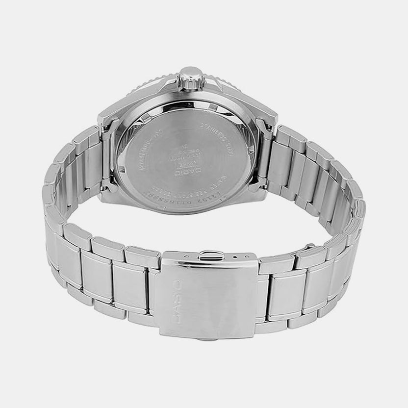 Enticer Men Quartz Black Dial Analog Stainless Steel Watch A2189