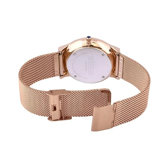 Giordano Analogue Silver Dial Women's Watch-GZ-60016-22