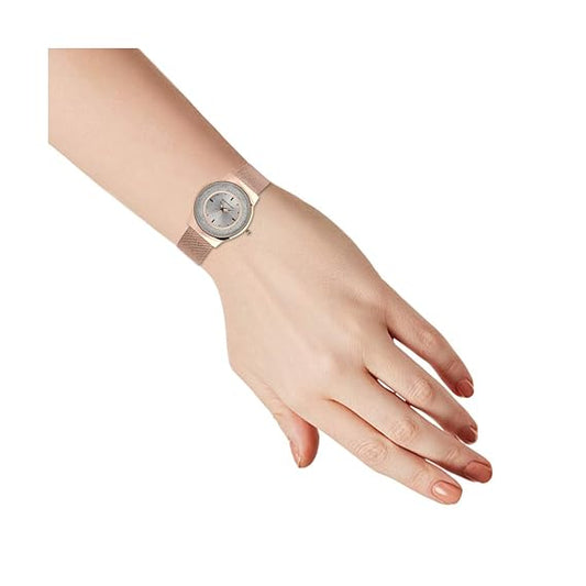 Giordano Analogue Silver Dial Women's Watch-GZ-60016-22