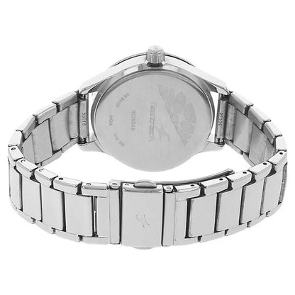 Fastrack Quartz Analog Red Dial Stainless Steel Strap Watch for Girls NK6078SM05